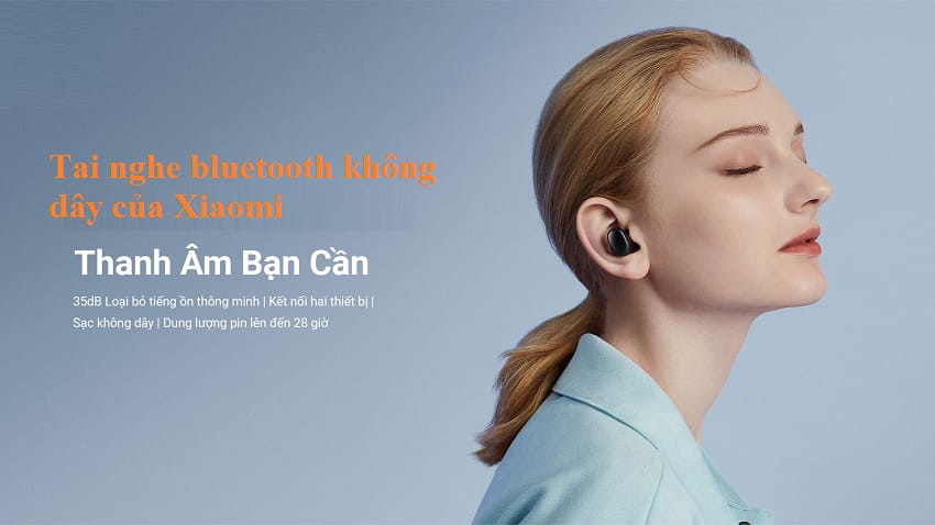 Tai nghe bluetooth không dây của Xiaomi